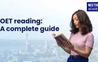 oet reading tips and tricks