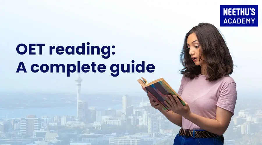 oet reading tips and tricks