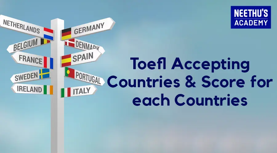 TOEFL Accepting Countries