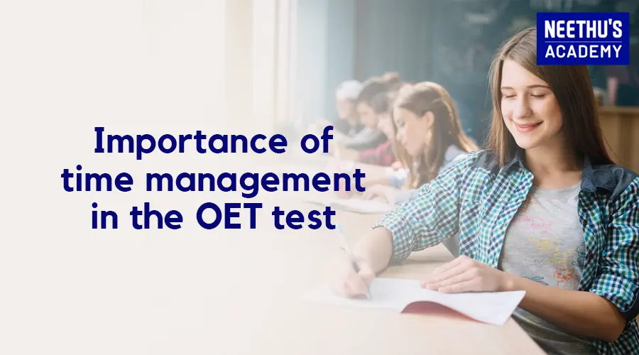 time management in the OET test