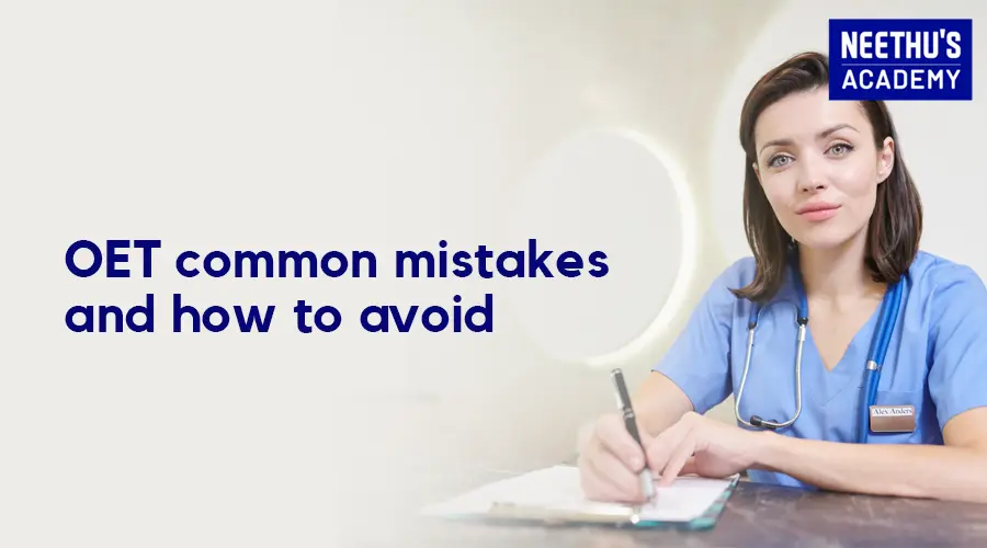 Common mistakes in oet writing