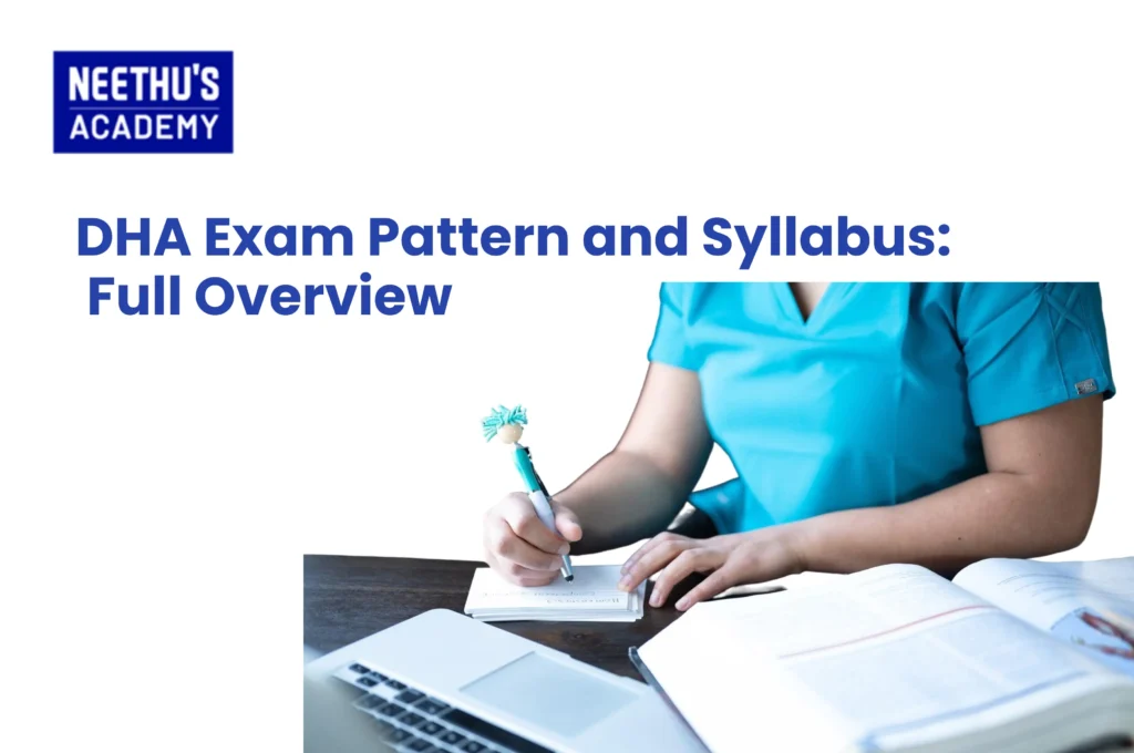 Nurses exploring DHA exam syllabus and pattren