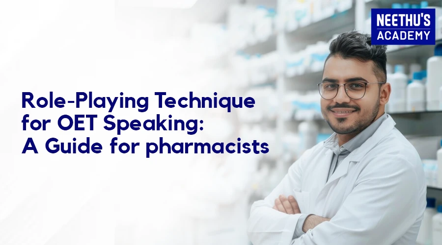 OET speaking tips for pharmacists