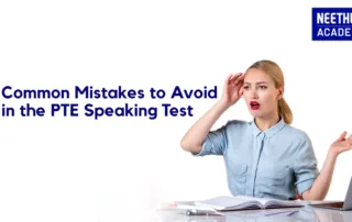 PTE speaking mistakes