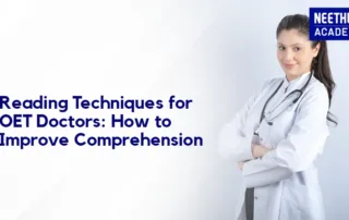 OET Reading Techniques for Doctors