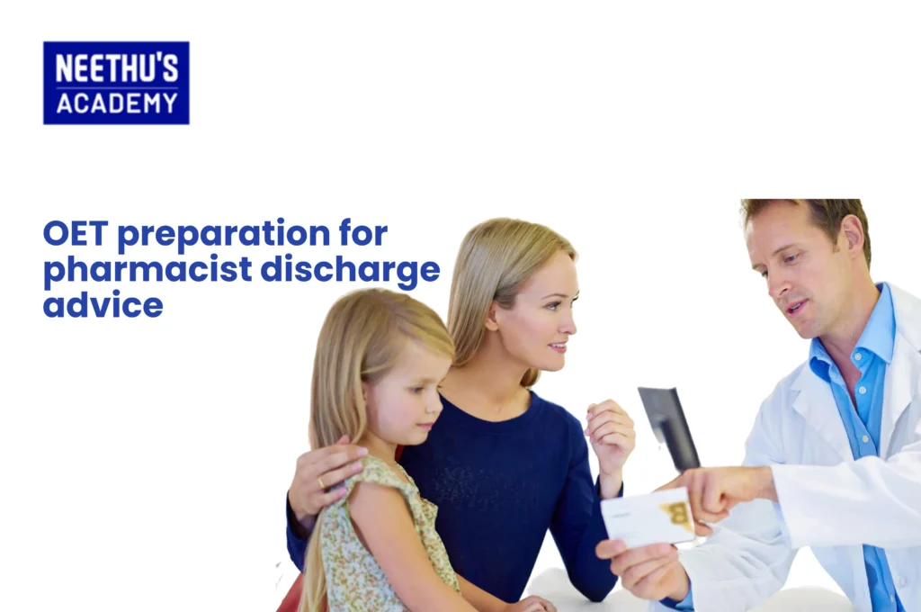 pharmacist discharge advice