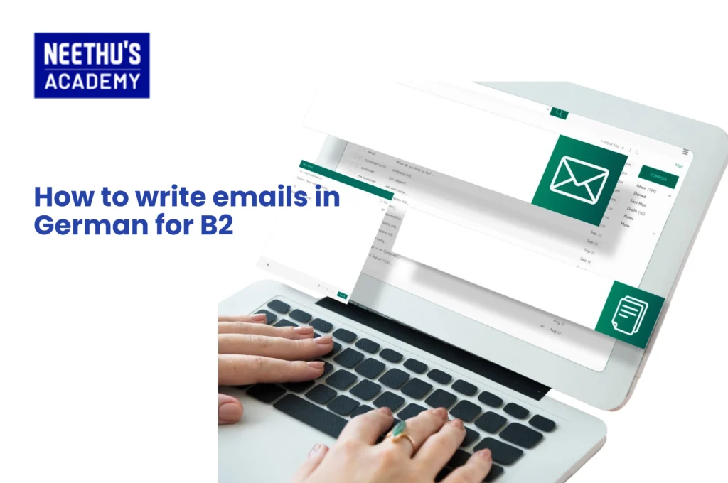 German language explaining formal email structure