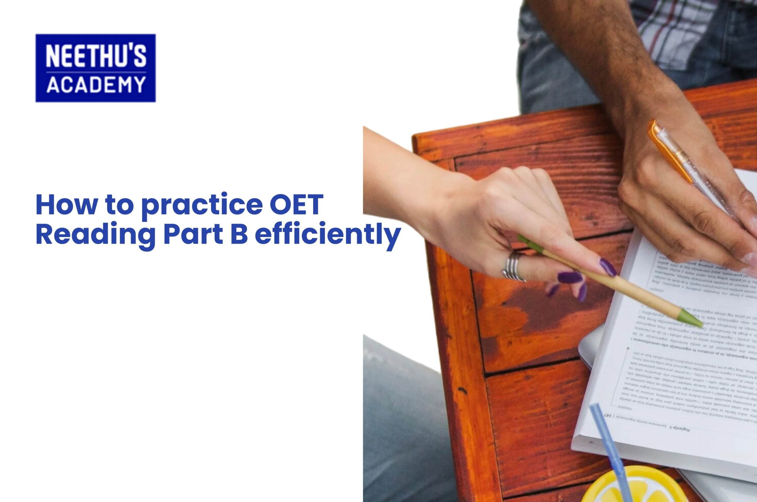 Sample OET Reading Part B