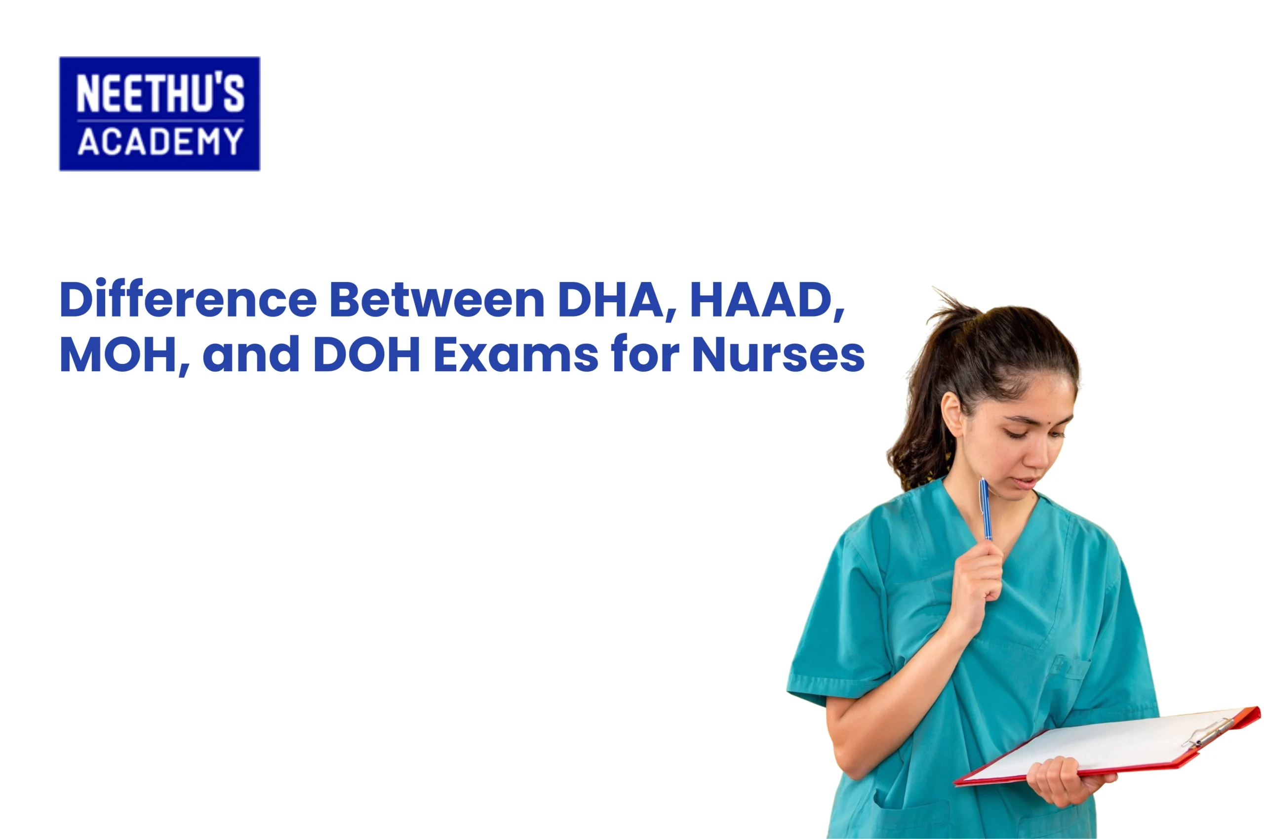 Difference Between DHA, HAAD, MOH, and DOH Exams for Nurses