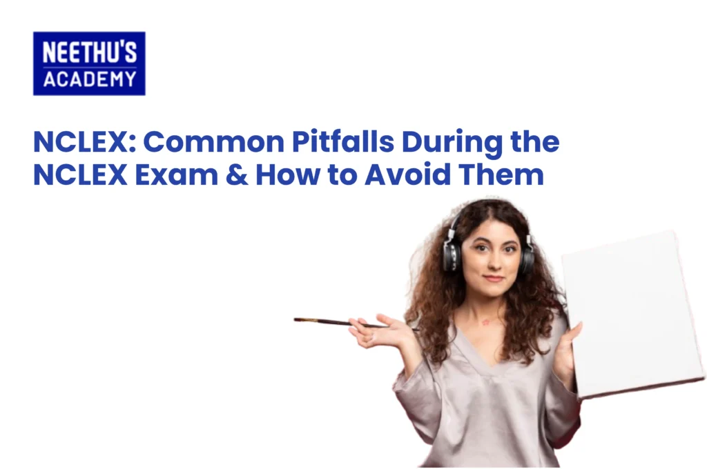 Nursing student studying for NCLEX exam to avoid common mistakes and improve test strategy.