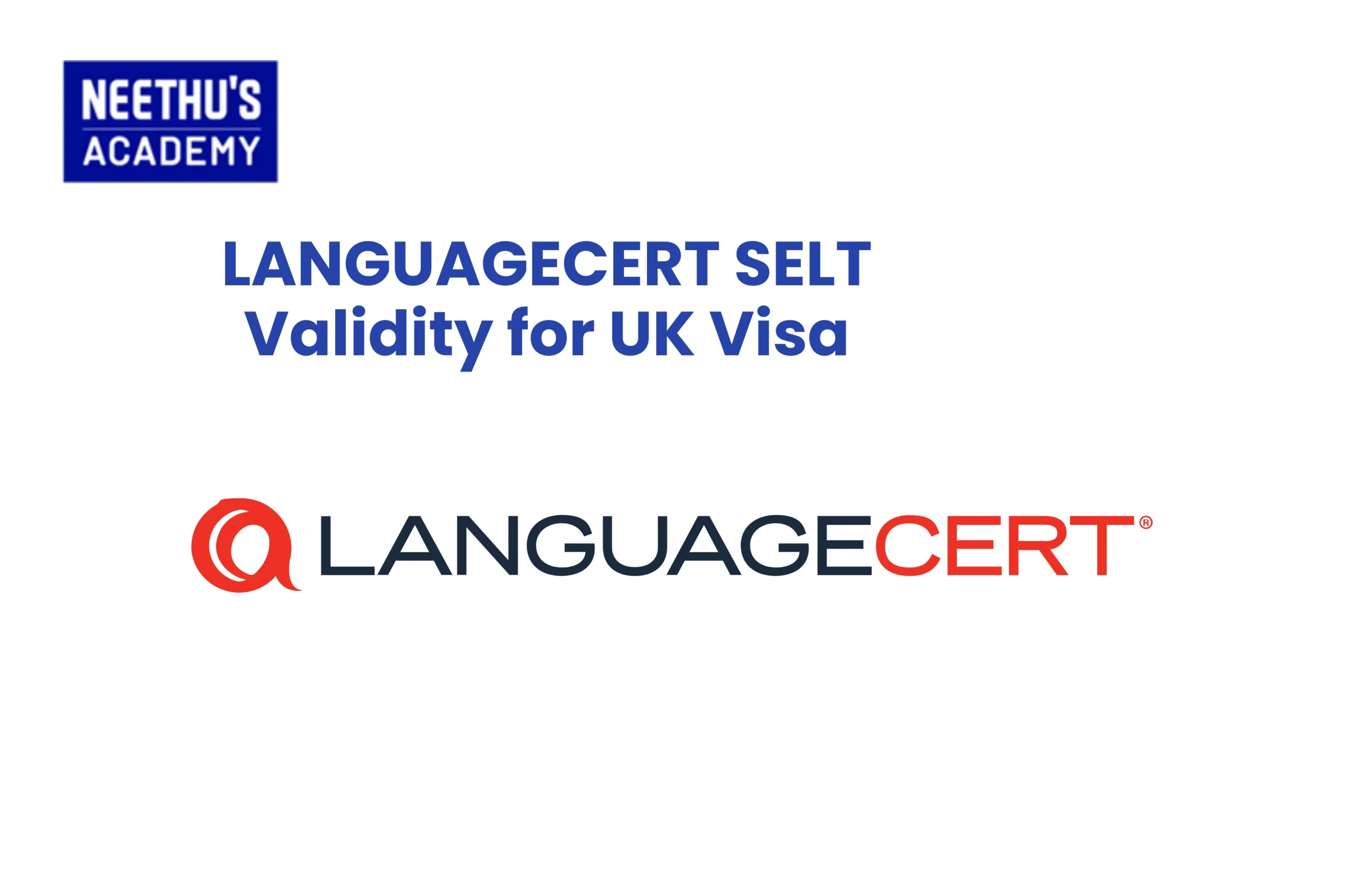Candidate holding LANGUAGECERT SELT certificate showing validity period for UK visa application.