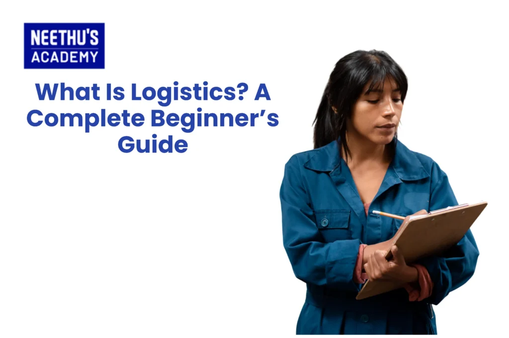 Students learning logistics and supply chain management at the Best Logistics Institute in Kerala