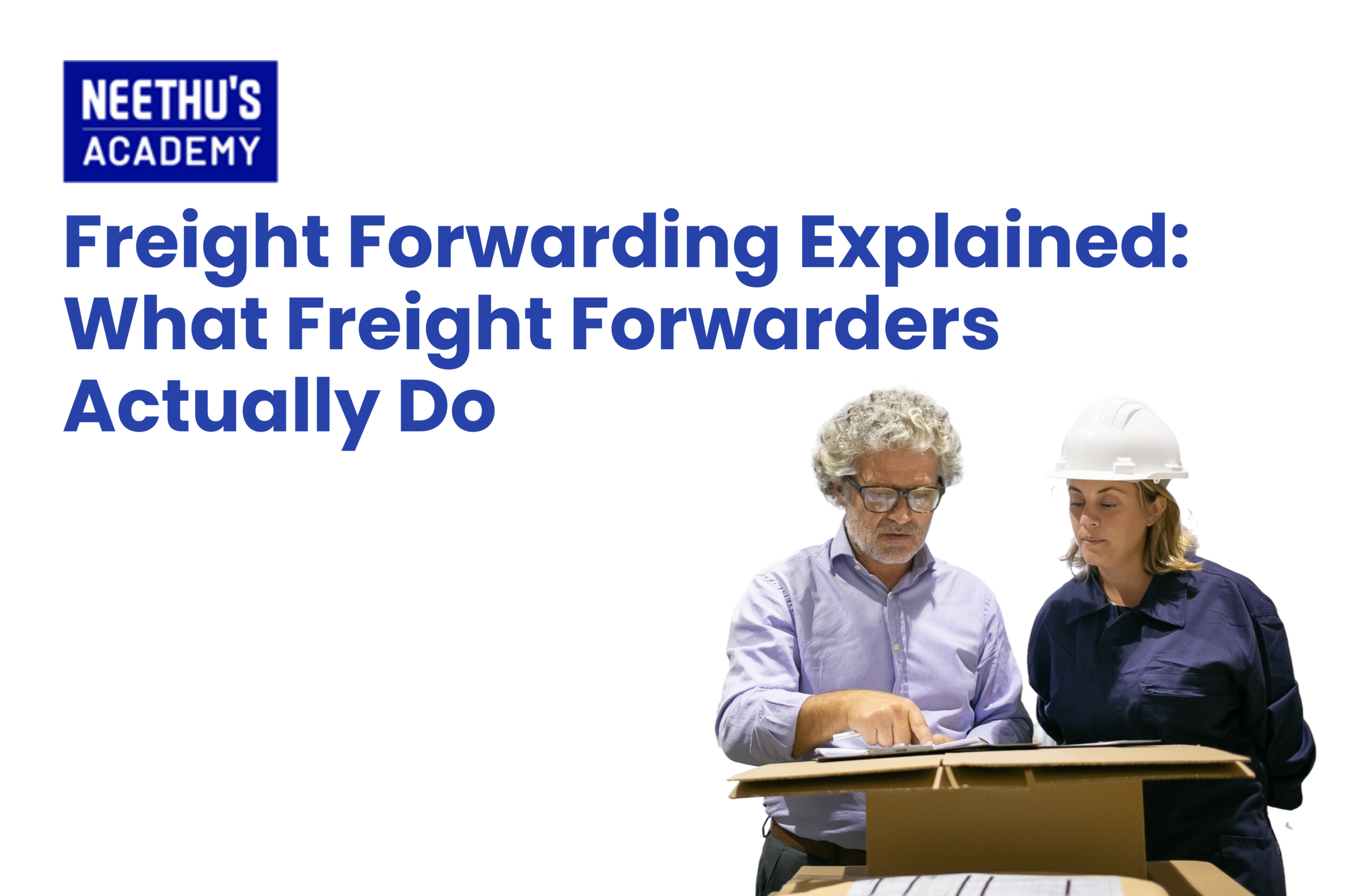 Freight forwarding process and international cargo transportation