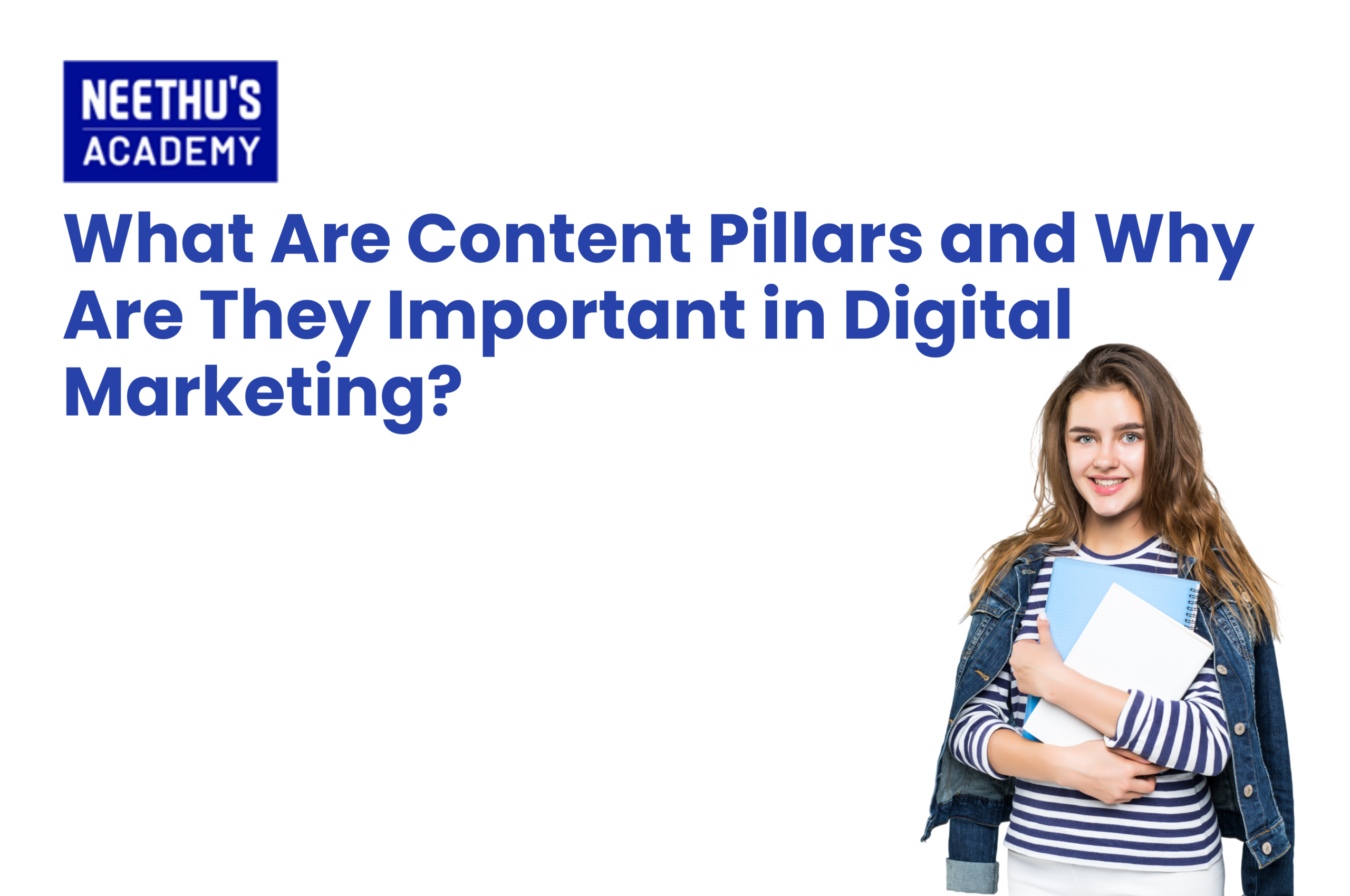 Content pillars in digital marketing showing a structured content strategy with core themes and supporting topics