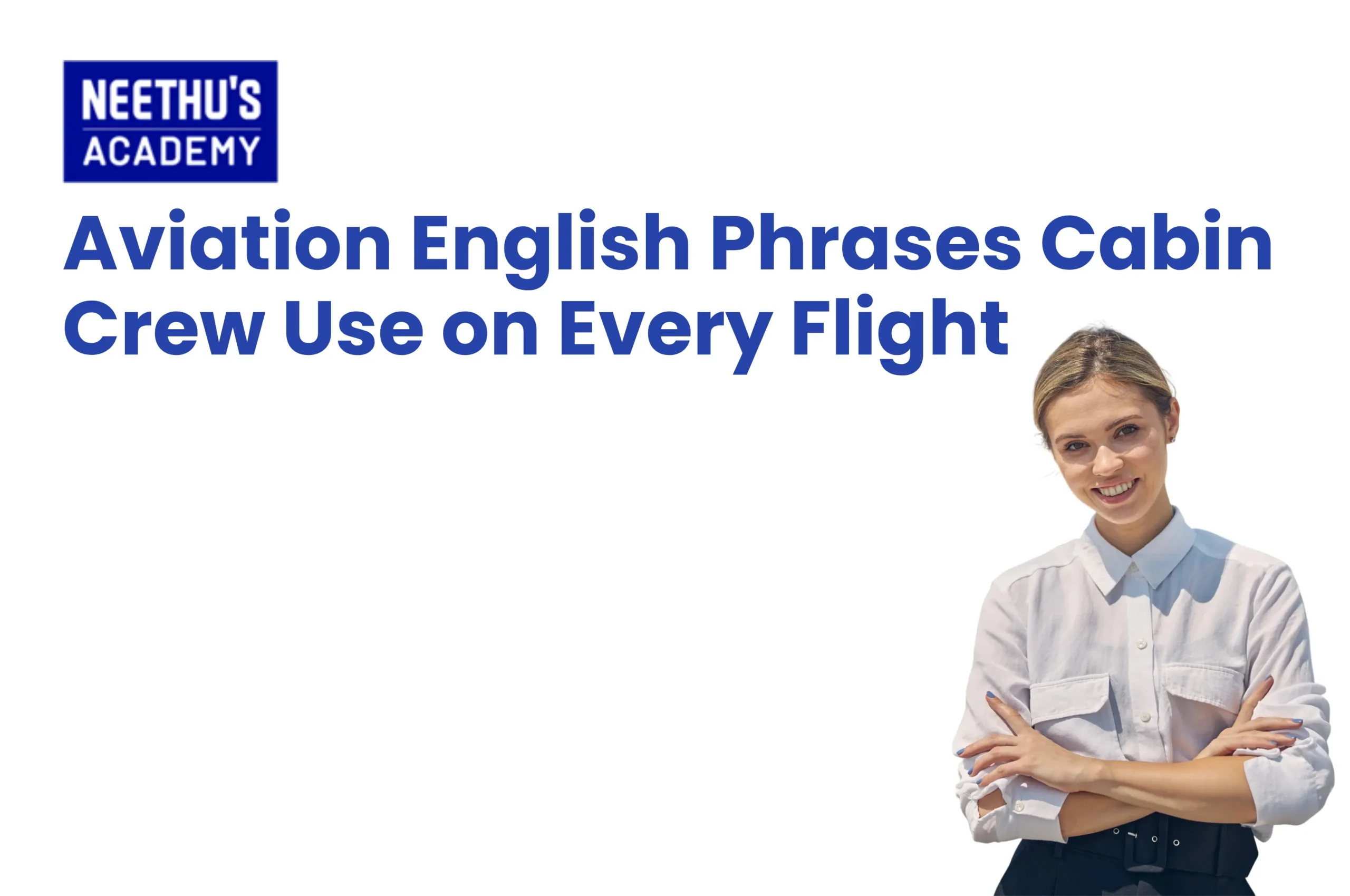 Cabin crew English phrases for professional aviation communication