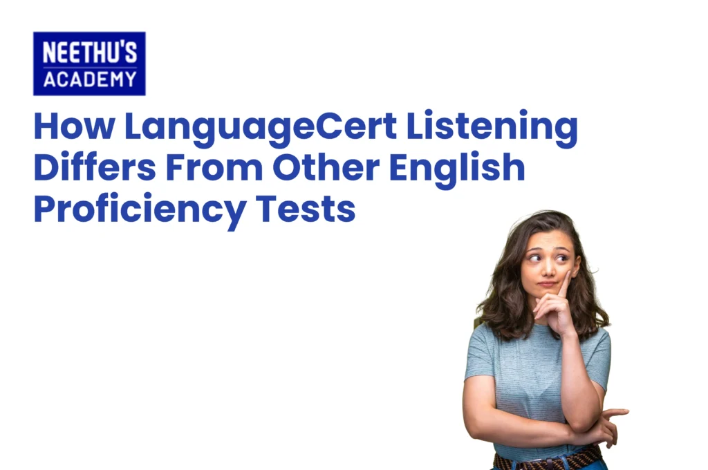 LanguageCert listening test preparation and format guide