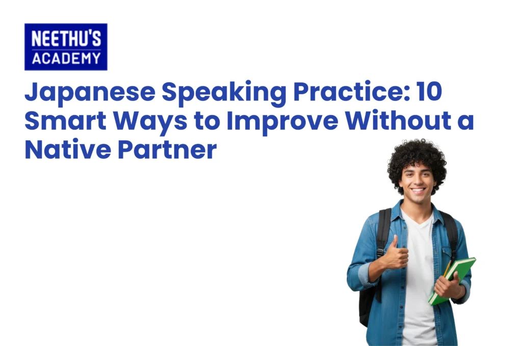 Japanese speaking practice for language learners