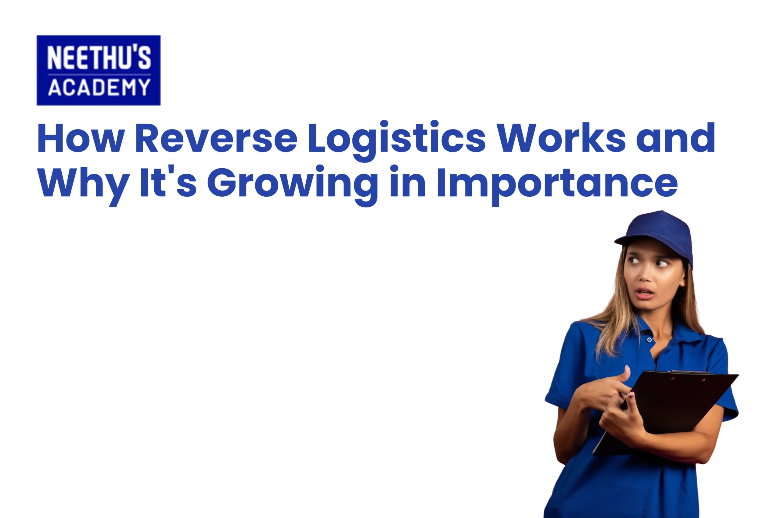 Reverse logistics process showing product returns, recovery, recycling, and supply chain movement