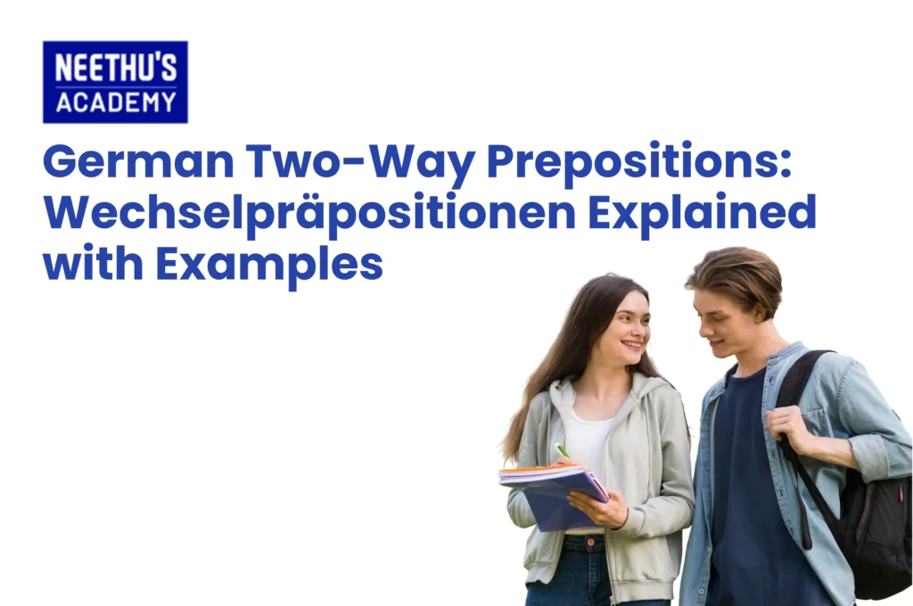 German two-way prepositions with dative and accusative examples