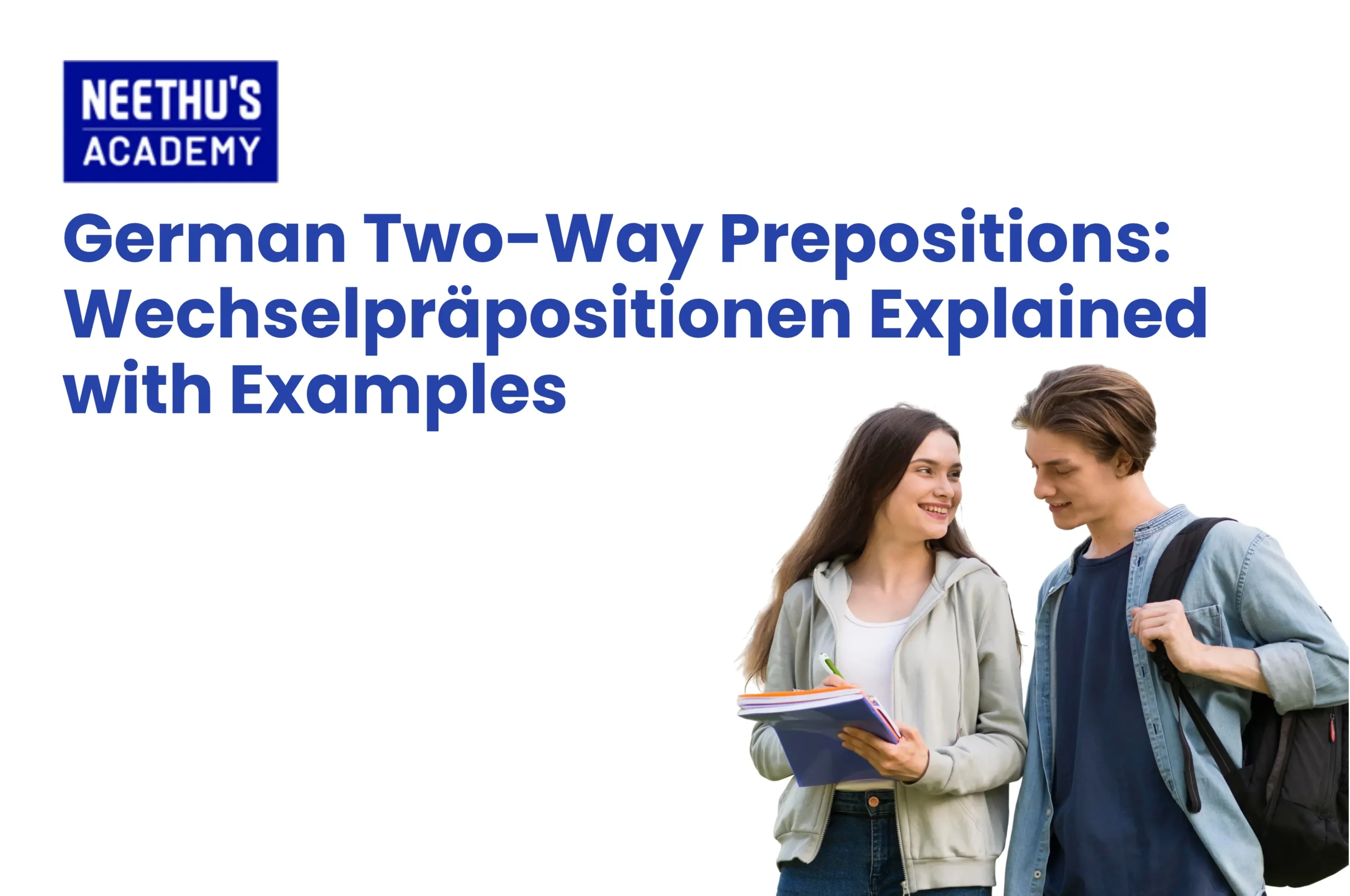 German two-way prepositions with dative and accusative examples