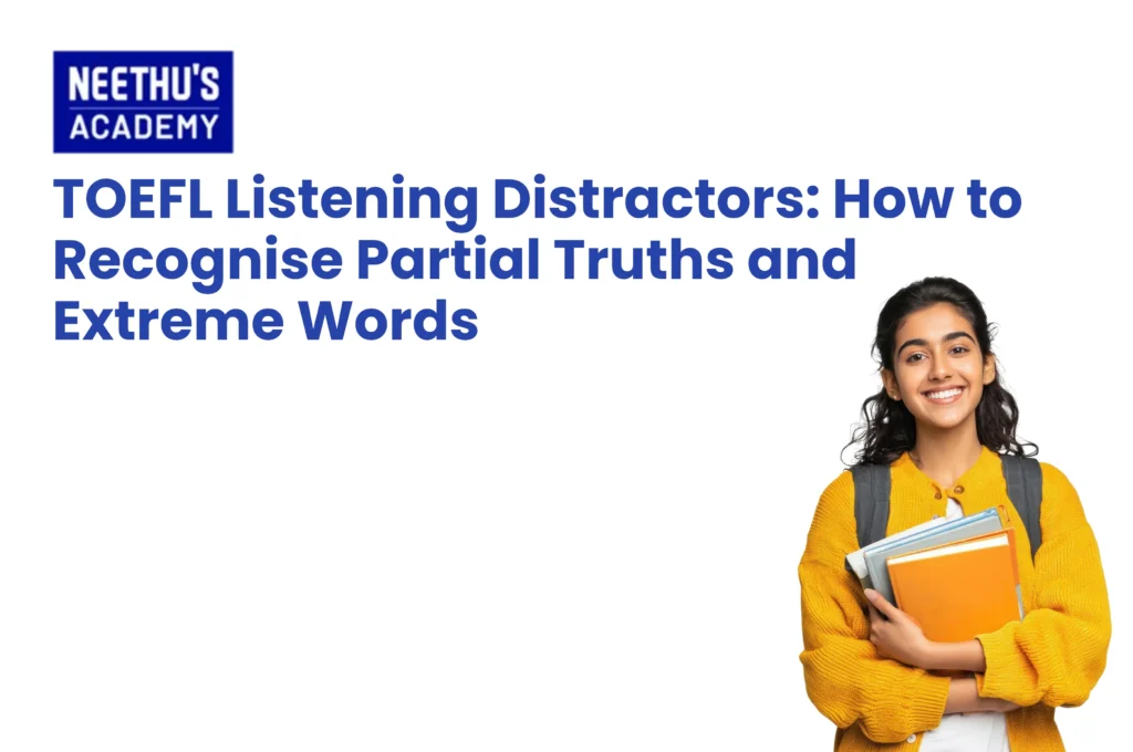 TOEFL Listening distractors and strategies to identify misleading answers