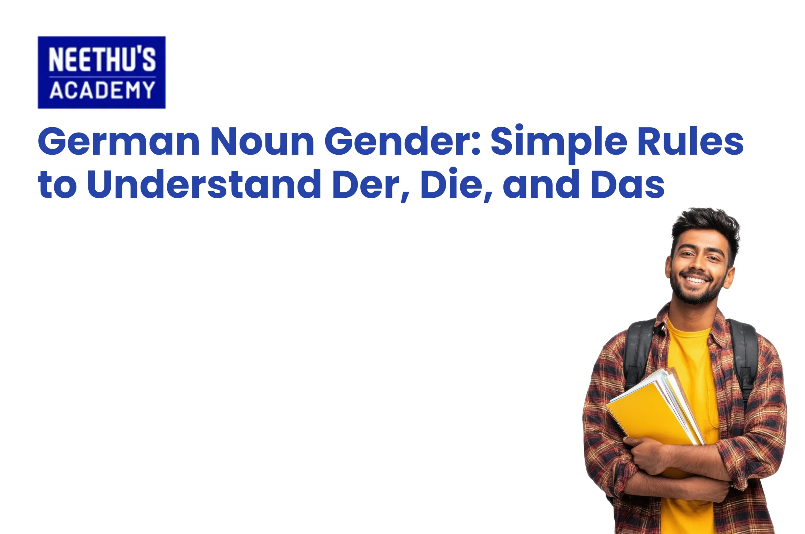 German noun gender der die das rules