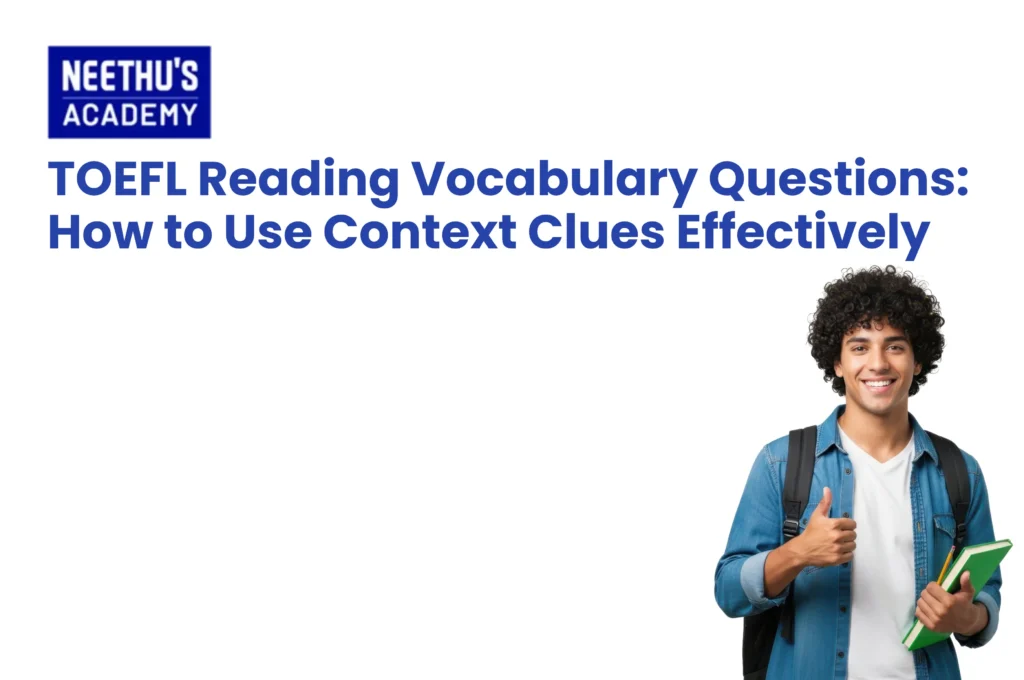 TOEFL Reading vocabulary questions and context clues